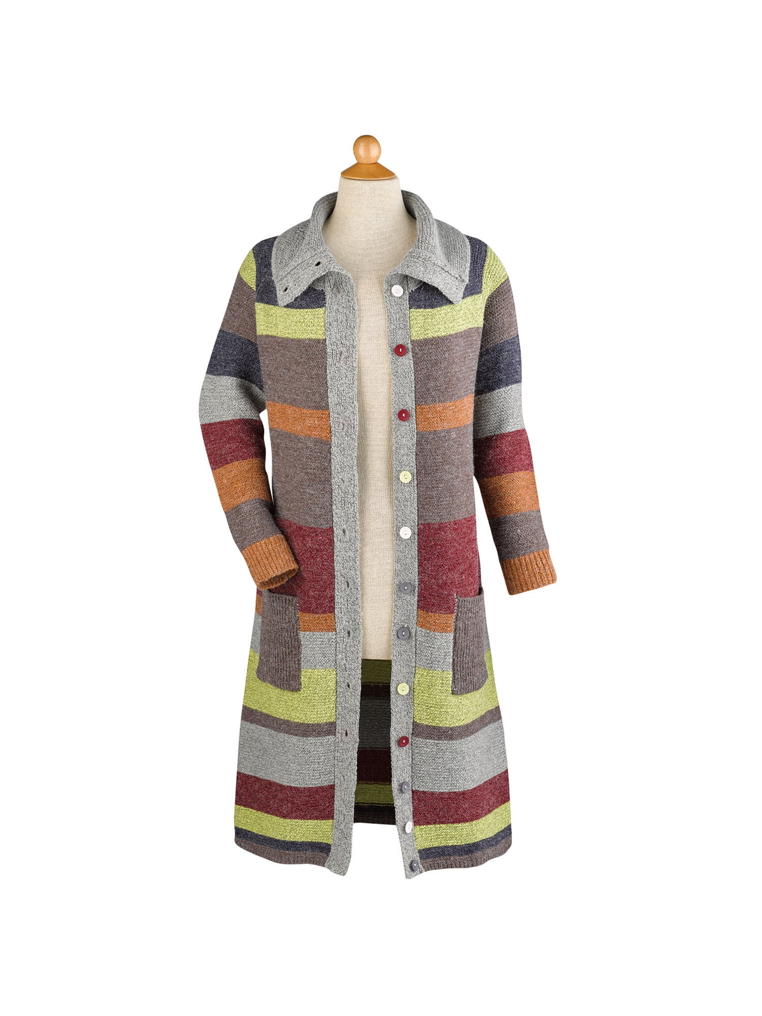 extra long sweater coat
