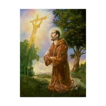 Trademark Fine Art 'Saint Francis Of Assisi' Canvas Art by Hal Frenck