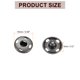 thumbnail image 2 of Uxcell 50 Conjuntos de Botones de Broche de Costura de 15 mm, Botones de Cierre de Metal, Negro, 2 of 7