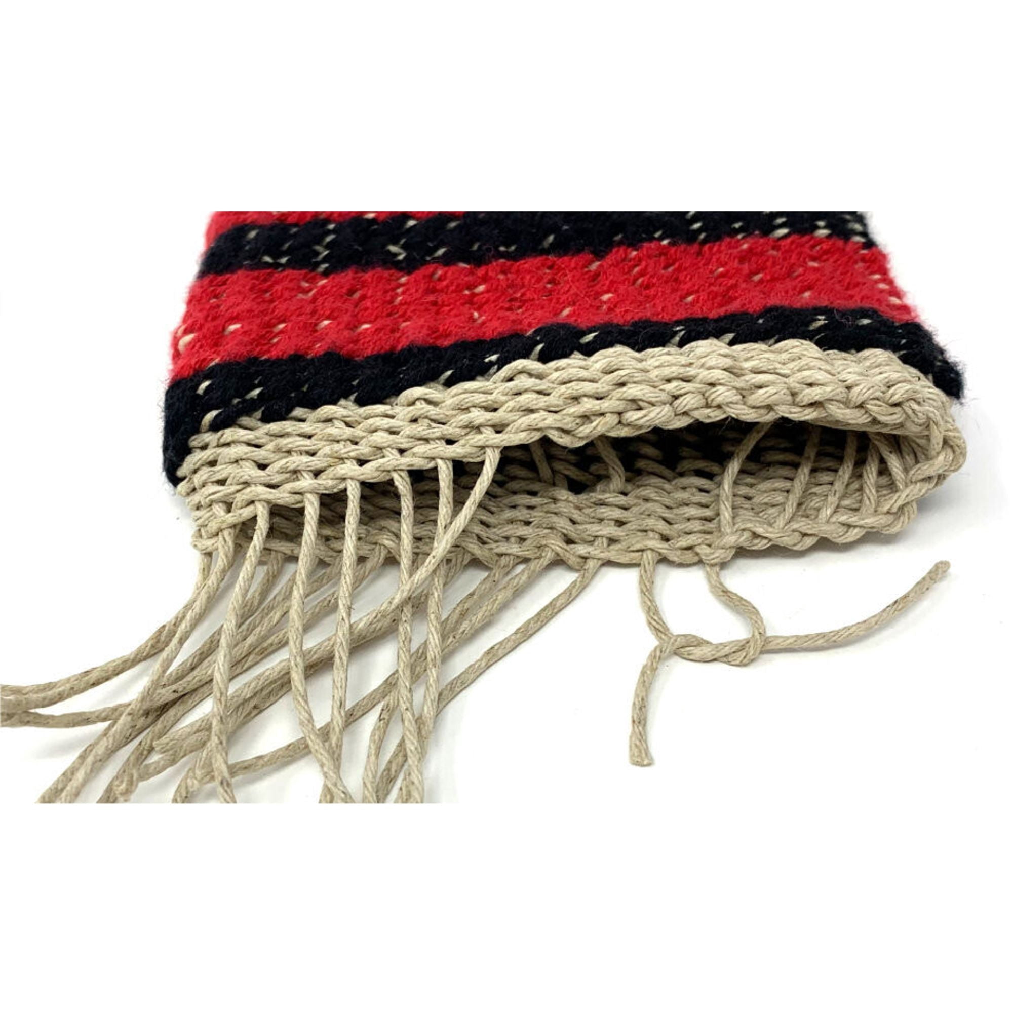 Basket Weave Kit | Twined Bag Kit - Flat Style - Makes One 4in. x 4in. Twined Bag (tcktbf)