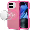 thumbnail image 2 of XPM for Google Pixel 10 Pro Fold Phone Case, MagSafe Compatible Case Hybrid Soft TPU Bumper Hard Translucent Matte Back Slim Shockproof Cover for Pixel 10 Pro Fold (Hot Pink), 2 of 11