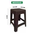thumbnail image 2 of 10 Bancos De Plástico Tipo Rattan Para Jardín O Casa Hanlob Bancos estilo Rattan, 2 of 7