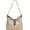 Beige, variant on Leather Crossbody Handbag for Women Stylish Brown Small Tote PU Work Shoulder Handle Bag Fall Winter