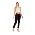 thumbnail image 2 of Pantalon de Mezclilla Straight color negro de Tiro Alto JEANSWEST black 218 negro 15, 2 of 5