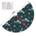 thumbnail image 3 of Sikiie Cute Turtle 30-48 inches {designName} Print Christmas Tree Skirt Snowman Xmas Tree Skirt with Edge Christmas Decorations for Holiday Party36", 3 of 7