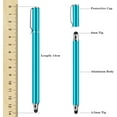 thumbnail image 2 of Stylus for Google Pixel Tablet 11" (2023) - Touch Screen Pen Fiber Tip Aluminum Lightweight Blue, 2 of 6