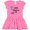 Raspberry with Polka Dots, variant on Inktastic Thyroid Cancer Awareness Pink, Blue, Teal Heart Ribbon Girls Toddler Dress