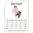 thumbnail image 2 of Newborn Baby Girl Clothes Baby Girl Outfits Long Sleeve Romper Top Camouflage Pants Headband 3PCS Set Pink 0-3 Months, 2 of 10