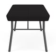 thumbnail image 3 of Mystic Reception Waiting Room 18.5" 2-Seat Bench / Charcoal Steel / Black, 3 of 5