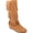 Taupe, variant on Minnetonka Women's 3-Layer Fringe Boot,Black,9 M US