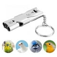 thumbnail image 2 of Alician Birds Ultrasonic Training Whistle Stainless Steel Return To Nest Bird Training Tool For Parrot Pigeon, 2 of 8