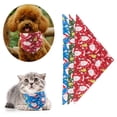 thumbnail image 5 of Serviette de Noël pour Chien Imprimée en Coton, 5 of 5