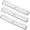 thumbnail image 1 of Paquete de 3 luces de sensor de movimiento magnéticas recargables USB mejoradas 10 LED JFHHH pequeña, 1 of 5