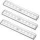 thumbnail image 1 of Paquete de 3 luces de sensor de movimiento magnéticas recargables USB mejoradas 10 LED JFHHH pequeña, 1 of 5