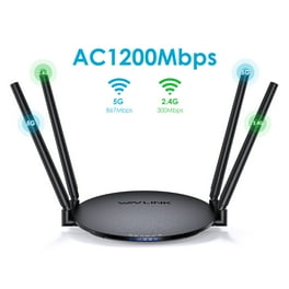 WiFi Router - AC1200 Dual Band Wireless Internet Router, 4 x