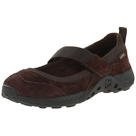 Merrell Jungle Moc Sport Mary Jane Flat (Little Kid/Big Kid),Brown,4.5 W US Big Kid