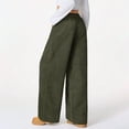 thumbnail image 5 of Women's Pants Fashion Casual Pants For Women Lazy Style High Waisted Casual Versatile Drape Wide Leg, 5 of 7