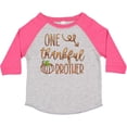 thumbnail image 3 of Inktastic One Thankful Brother Thanksgiving Design with Pumpkin Boys Toddler T-Shirt, 3 of 5