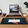 thumbnail image 6 of American Bald Eagle with American Flag Desk Mat,Large Gaming Mouse Pad,Non-Slip Rubber Base Mousepad with Stitched Edges,Waterproof Mouse Mat Desk Pad for Work, Game, Office (31.5x15.7 in), 6 of 6
