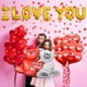 thumbnail image 3 of Juego De Globos De Corazón Con Pétalos Accesorios De Fotos Encantadores Decoraciones De Habitación Globo Inflable Arreglo De Compromiso De Boda De Bebé Vogacara HA034541-00, 3 of 6