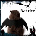 thumbnail image 7 of Wool Felt Bat Wings Costume For Cats And Small Dogs Adjustable Halloween Cosplay, 7 of 7