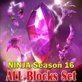 thumbnail image 2 of Ninja 16 Season Sets Golden Ultra Dragon Crystal King Nya's X Mech Bloques de construcción Ladrillos técnicos Figuras para niños Regalos, 2 of 5