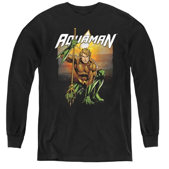 Jla - Beach Sunset - Youth Long Sleeve Shirt - X-Large