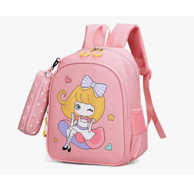 Mochila Impermeable Para Estudiantes color Rosa