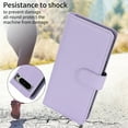 thumbnail image 4 of Allytech Wallet Case for Google Pixel 9A with Card Slots & Wrist Strap, [Magnetic Clasp] [RFID Blocking] Kickstand Premium PU Leather Shockproof Full Body Protection Case - Lightpurple, 4 of 6