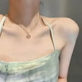 thumbnail image 5 of Mother's Day Sale- Rose Gold Crown Rotating Crystal Geometry Rhinestone Necklaces For Women Pendant Necklace Maternal Full Rhinestone Necklace To My Daughter, 5 of 9