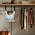 thumbnail image 4 of ZIATUBLE Floral Clothes Pins Bag Butterfly Hanging Storage Organizer 2 Piece with Large Opening Laundry Clothes Pin Holder Reusable Heavy Duty Clothespin Bag for Clothesline Outdoor, 4 of 7