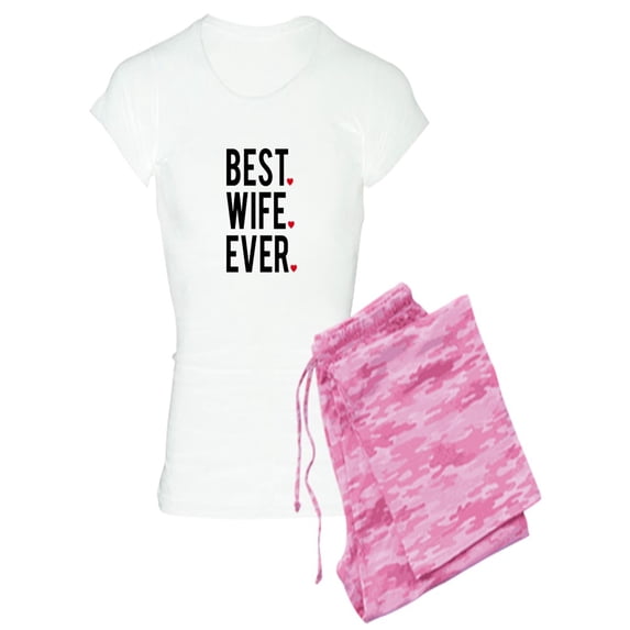 CafePress - Best Wife Ever Pajamas - Women's Light Pajamas