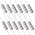 thumbnail image 1 of Paquete de 60 Resistor de Película de Óxido Metálico 5W 3.9K, 4.7K, 5.6K, 8.2K, 10K, 15K, 18K, 20K, 22K, 24K, 27K, 30K Ohm, 1 of 5