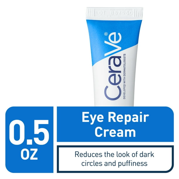 CeraVe Eye Repair Cream for Dark Circles and Puffiness, .5 oz