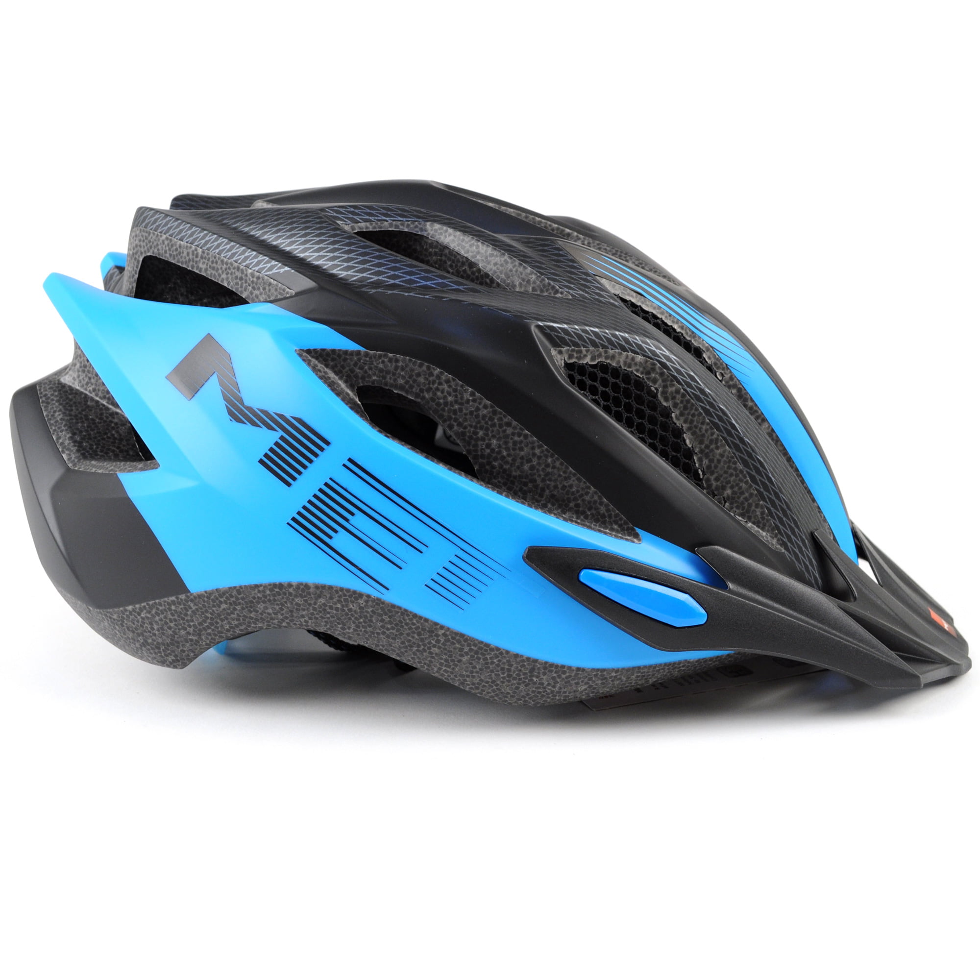 MET Crossover Bike Helmet // Matte Cyan/Black // Medium 