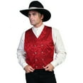 thumbnail image 1 of Scully Western Vest Mens Silk Jacquard Formal Dress Button 535344, 1 of 1