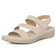 thumbnail image 2 of Sandalias Tacón Plano Planas Casuales Zapatos Cómodos Antideslizantes para Exteriores Mujer, 2 of 9