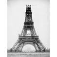 thumbnail image 2 of Durandelle, Louis-Emile 19x24 Black Ornate Wood Framed with Double Matting Museum Art Print Titled - The Eiffel Tower, November 23, 1888, 2 of 4