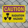 thumbnail image 5 of (2 Pack) Radiation Hazard OSHA Caution Radiation Sign 18 Inch X 12 Inch Indoor / Outdoor Rust-Free Aluminum Metal Signs for Workplace, Workshop, and Construction Site, Made in the USA, 5 of 8