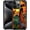 African lady elephant, variant on Compatible with iPhone 16 Pro Max Case, Burning Deer Antlers for Men Woman, Anti-Scratch Soft TPU Shockproof Unique Protective Cover Pattern Design