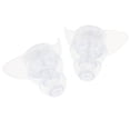 thumbnail image 1 of 1 par de tapones para los oídos de silicona portátiles, protector de oídos reductor de ruido para viajes Claro Yuyangstore Tapones para oídos de silicona Reutilizables, 1 of 8