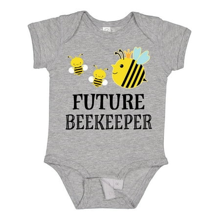 

Inktastic Future Beekeeper Honey Bee Gift Baby Boy or Baby Girl Bodysuit