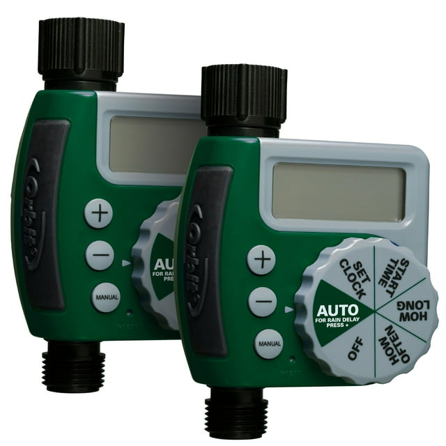 Temporizador digital programable para manguera Orbit 62067, paquete de 2