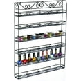 thumbnail image 2 of AMT 6 TIER Metal Nail Polish Racks for the Wall, Up to 192 BOTTLES, Quality Nail Polish Display, Young Living Essential Oils Organizer. Holds up to 192 Bottles (Black), 2 of 6