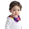 thumbnail image 2 of Hirioo Purple Flower for Baby Cotton Petal Bib Drool Bibs for Baby Boy Unisex, 2 of 9