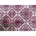 thumbnail image 5 of oneOone Cotton Cambric Plum Fabric Mosaic Diy Clothing Quilting Fabric Print Fabric By Yard 56 Inch Wide, 5 of 6