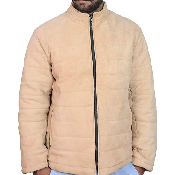Classyak Men's Fashion Exclusive Style Suede Leather Jacket XXL
