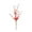 A, variant on Valentine's Day Artificial Flower Picks with Red Hearts – Romantic Decorative Stems for Anniversary, Wedding Centerpieces, and Valentine's Day Home Decor