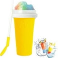 thumbnail image 1 of Slushie Maker Cup, Magic Quick Frozen Smoothies Cup Cooling Cup Double Layer Squeeze Cup Slushy Maker Cup, hausgemachte Milchshake-Eismaschine zum Selbermachen für Kinder und Familie, 1 of 7