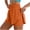 Orange, variant on idosla Women's 2 in 1 Running Shorts High-Split Athletic Short High Waisted 3" Liner Workout Gym Short with Pockets (Pink, XL)